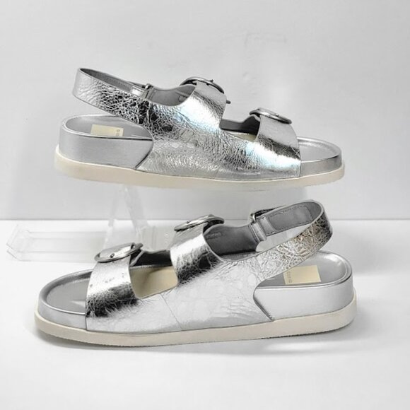 DOLCE VITA silver starla sandal Sz 9 NEW - Picture 5 of 8